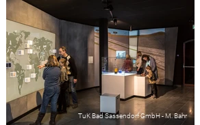 Visitors to the Westfalen Salt Mine