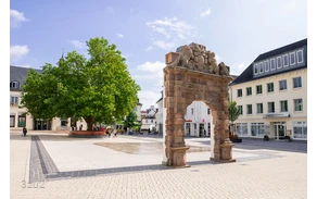 Blick auf den Attendorner Marktplatz