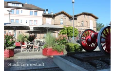 Het treinstation in Altenhundem