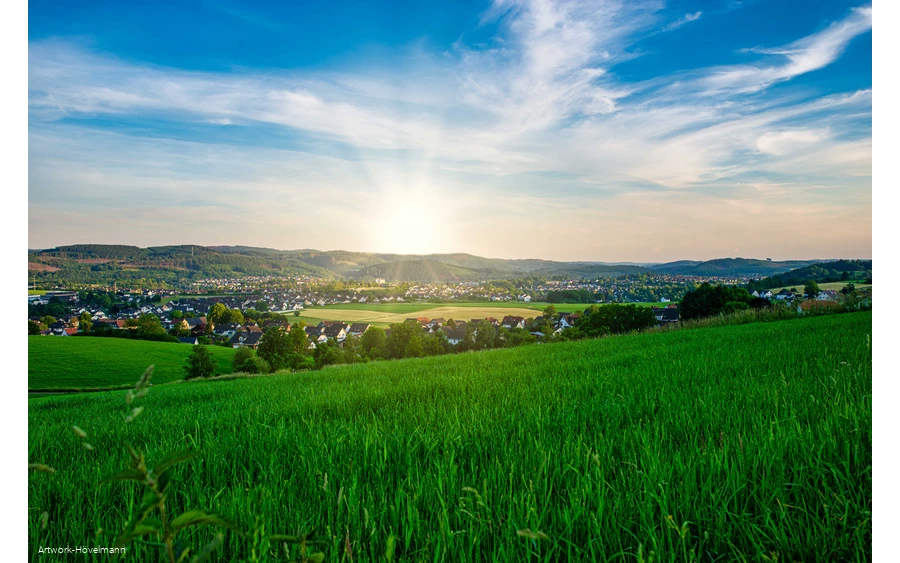 Blick auf den Ortsteil Ennest