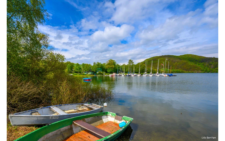Boten op de Diemelsee