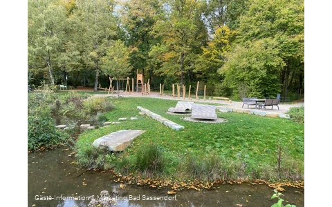 Niedrigseilgarten im Kurpark Bad Sassendorf