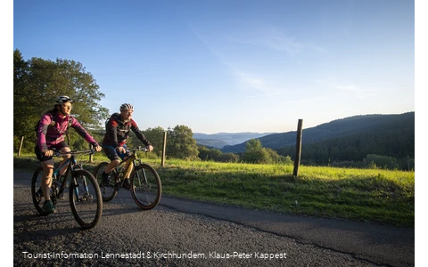 Fahrrad fahren in Kirchhundem-Ahe