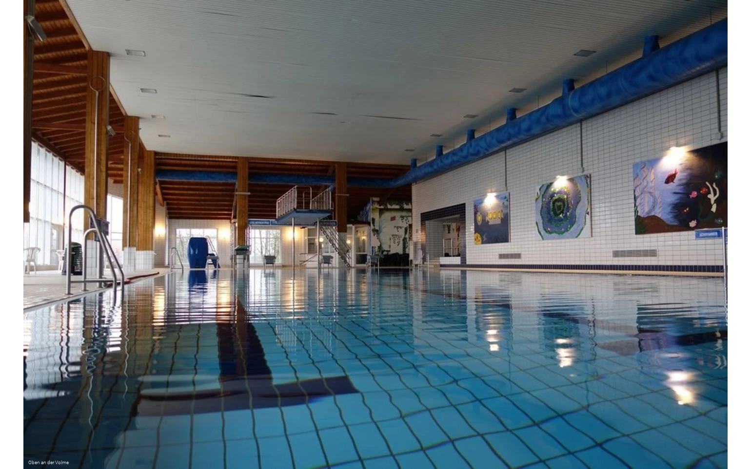 Blick in das Sport- und Freizeitbad in Kierspe