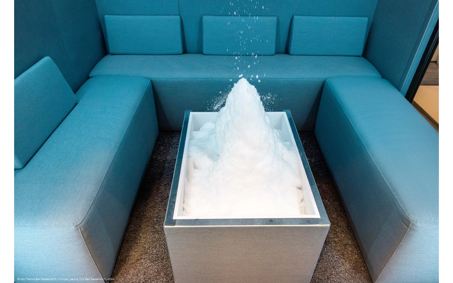 Schneekammer in der Börde Therme Bad Sassendorf