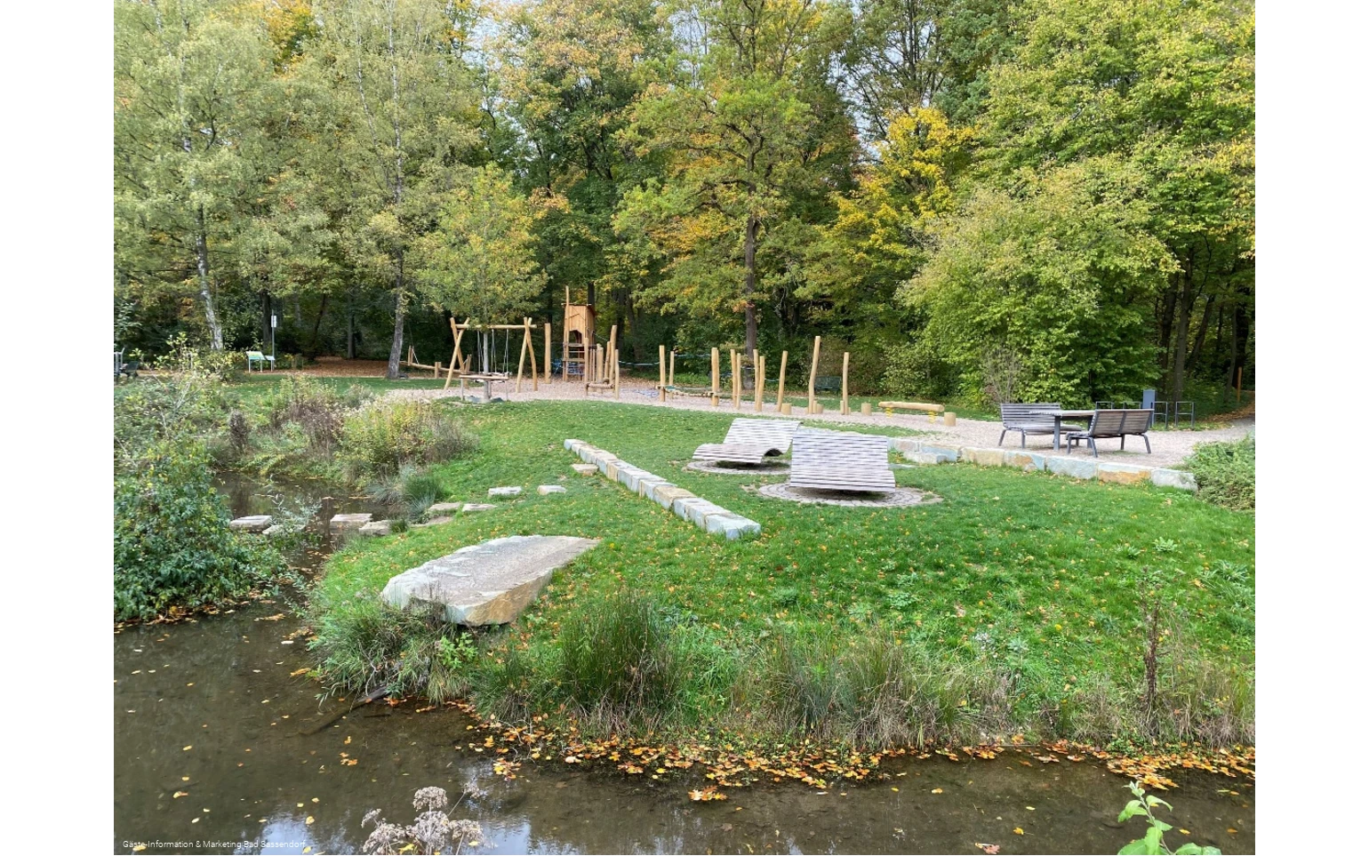 Niedrigseilgarten im Kurpark Bad Sassendorf