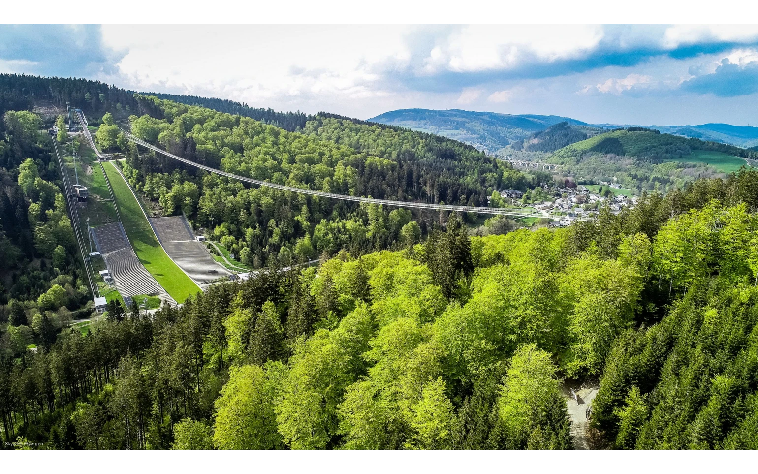 Skywalk Willingen im Frühling