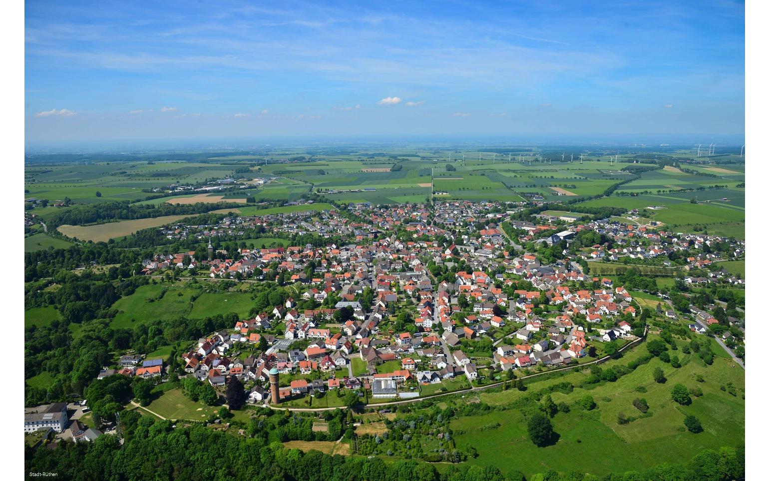 Rüthen_Aanzicht vanuit de lucht