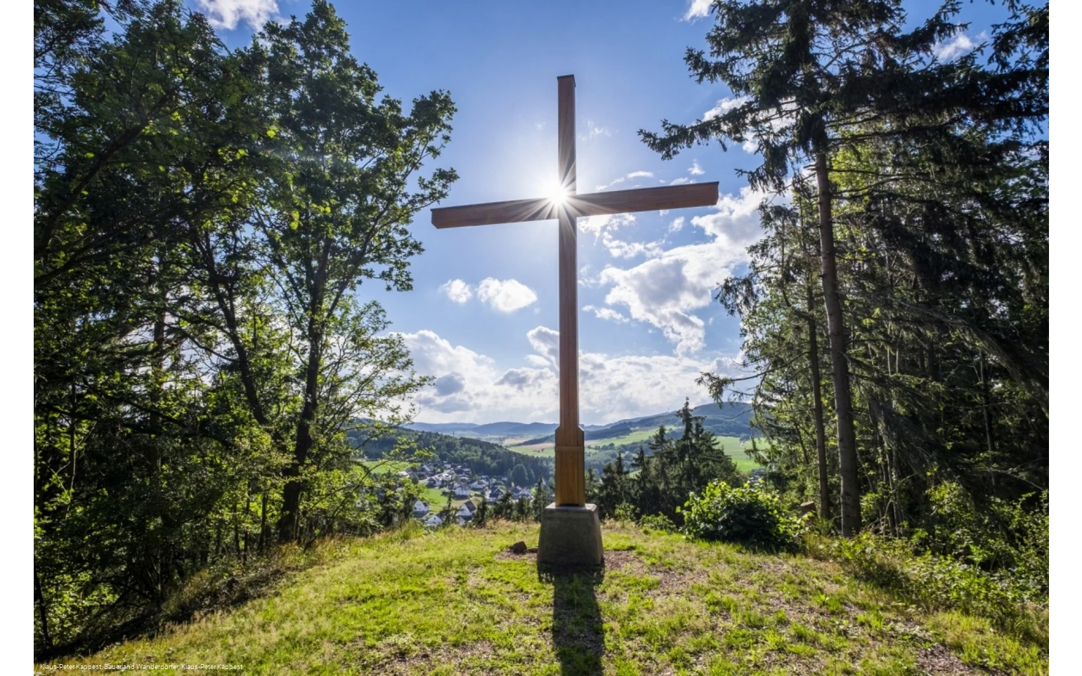 Gipfelkreuz Opolt in Medebach-Dreislar