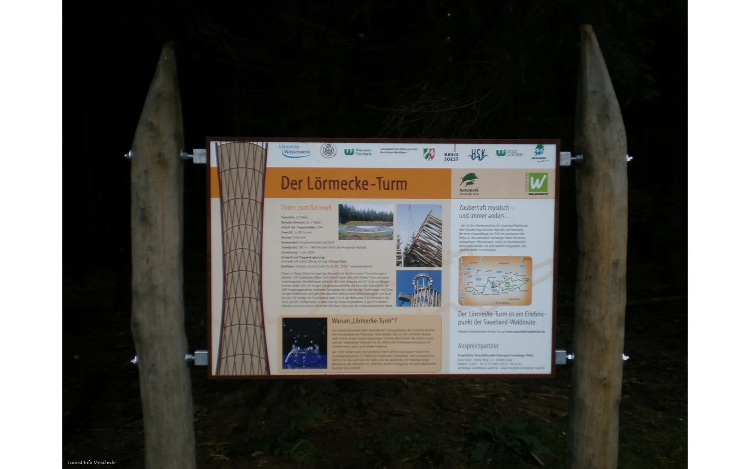 Infotafel Lörmecketurm
