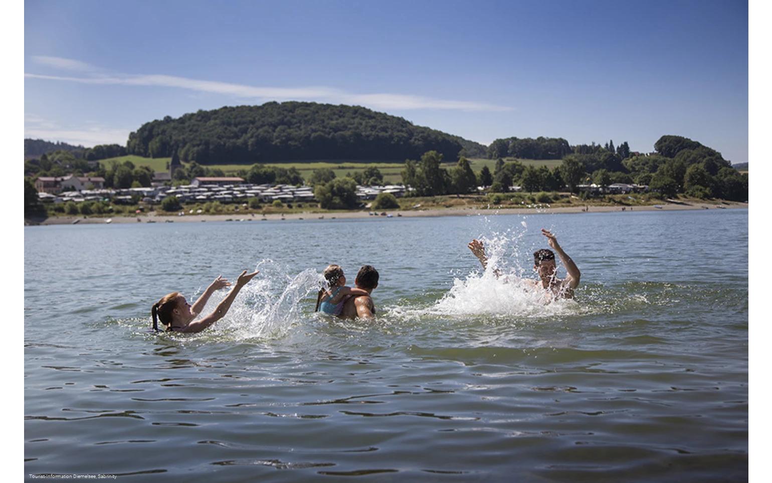 Badespaß am Diemelsee