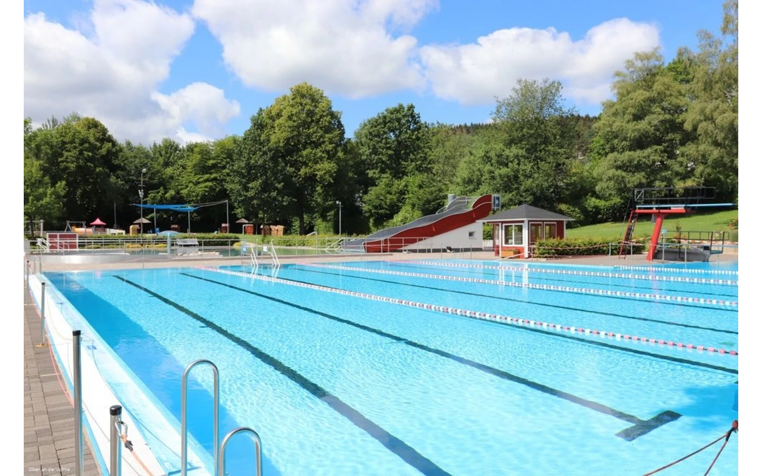 Hier kann man gemütlich seine Bahnen ziehen