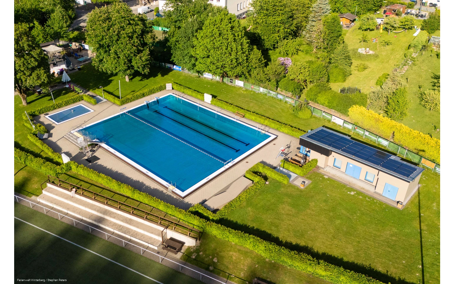 Luftaufnahme Freibad Siedlinghausen