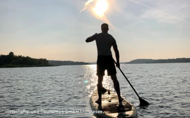 SUP auf dem Möhnesee