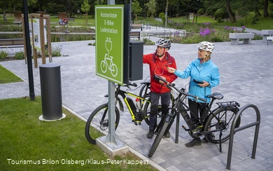 E-Bike-Ladesäule in Olsberg