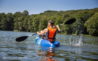 Kajak auf dem Hennesee