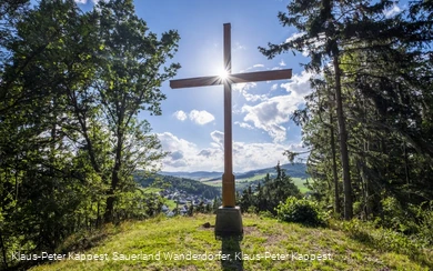 Gipfelkreuz Opolt in Medebach-Dreislar