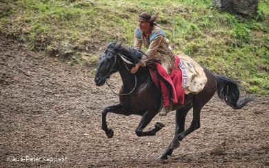 Elspe Festival Winnetou reitet
