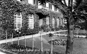 Kurhaus Bad Sassendorf (ehemals) - Dieses Bild zeigt eine alte Aufnahme des Gebäudes.