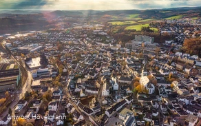 Aerial view of Attendorn