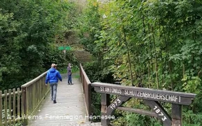 Brücke hinter der Schützenhalle Ostwig