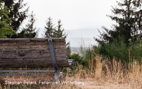 Bank am Wanderweg