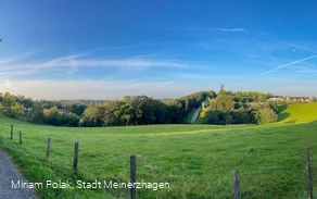 Aussicht auf die Meinhardus Mattenschanzen