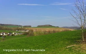 A1, A2 Blintrop - Blick auf Windräder Benkamp