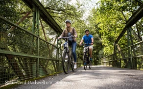 Radfahrer Möhnetalradweg