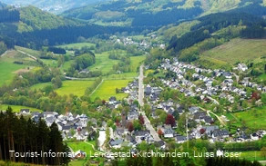 Blick auf Saalhausen