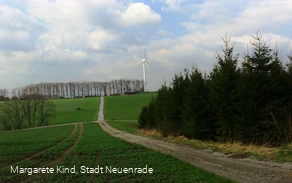 A1 Hespe - Blick auf Windrad an der Kracht A1 Hespe - Blick auf Windrad an der Kracht