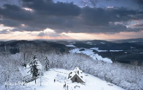 Ausblick von der Ginsburg im Winter Ausblick von der Ginsburg im Winter
