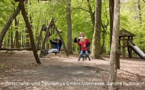 Waldspielplatz Günne Schaukel