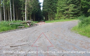 Verlauf des Wanderweges um den Beerenberg