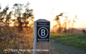 Wegmarkierung am Bestwiger Panoramaweg