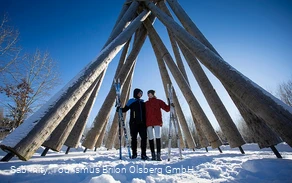 Loipenstart am  Kyrilltor