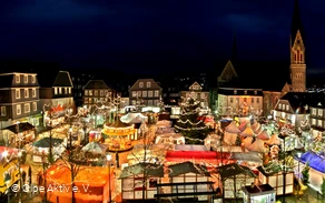 Historischer Weihnachtsmarkt Olpe im Lichterglanz