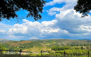Beste Aussicht auf das Ebbegebirge mit der Nordhelle