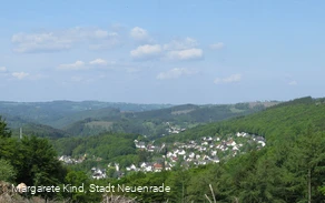 Blick vom Kohlberg auf Dahle Blick vom Kohlberg auf Dahle