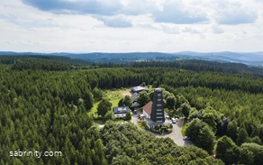 Aerial view of the Rhein-Weser-Turm