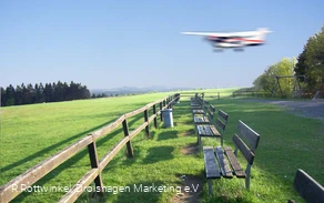 Anflug auf dem Dümpel