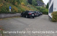 Barrierefreier Parkplatz am Rathaus der Gemeinde Eslohe