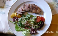 Feine Speisen genießen - © Landhotel Herscheider Mühle