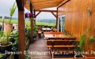 Gemütlich sitzen auf der Terrasse - © Pension & Restaurant Haus zum Nöckel