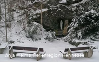 Mariengrotte am Dümel/Dümelskopf, Nuttlar (Bestwiger Panoramaweg) im Winter