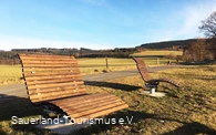 Liegebänke am Planetenweg
