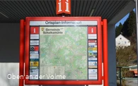 Infopunkt und Ortsübersicht