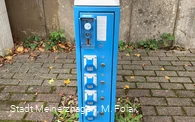 Stromsäule am Wohnmobilstellplatz Meinerzhagen