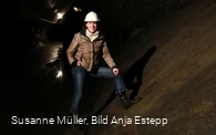 Susanne Müller im Bergwerk, Glück Auf Meditation