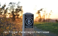 Wegmarkierung am Bestwiger Panoramaweg
